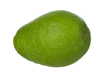 fresh feijoa isolated on white background