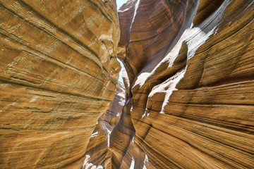 Antelope Canyon texture and rock formations, Arizona