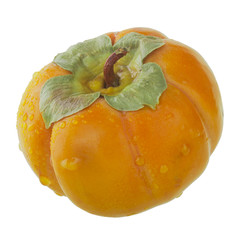 persimmon isolated on white background