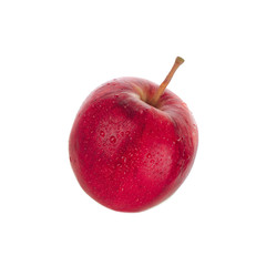 red apple isolated on white background