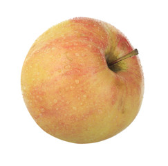 yellow apple isolated on white background