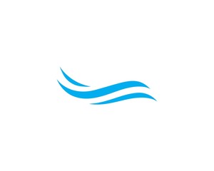 Water Wave symbol and icon Logo Template