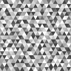 Seamless triangle pattern. Abstract geometric wallpaper of the surface. Tile background. Print for polygraphy, posters, t-shirts and textiles. Mosaic texture. Vintage and retro style