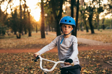 he likes to ride his bike