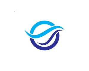 Water wave Logo Template