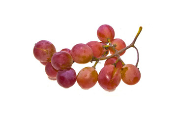grapes isolated on white background
