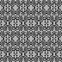 Tribal seamless pattern. Vector hand drawn batik motif ready for your textile print. Aztec, african, and asian floral ethnic style. Retro drawing illustration. © ngupakarti