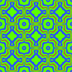 Seamless background pattern with a variety of multicolored lines.