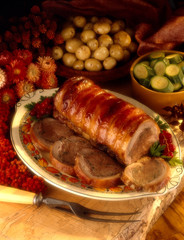 STUFFED ROAST PORK