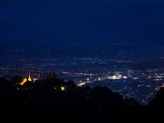 Naklejka premium Doi Suthep Temple in Chiang Mai Thailand