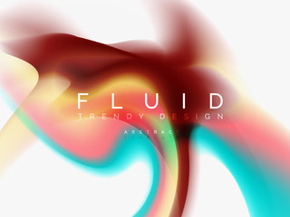 Background abstract color flow, liquid design