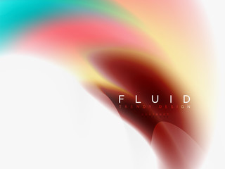 Background abstract color flow, liquid design