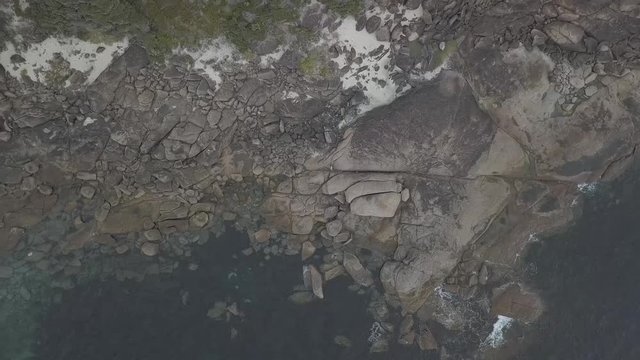 Augusta rocks top down view