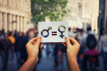 gender equality - obrazy, fototapety, plakaty