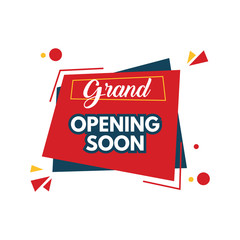 Grand opening soon banner