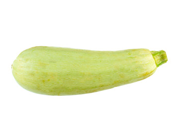 fresh zucchini isolated on white