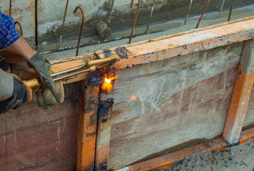 Welded steel for the construction industry.