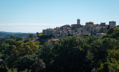 Fototapeta na wymiar View of medieval town of Vence France
