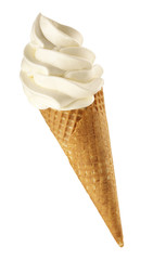 ICE CREAM ON WHITE