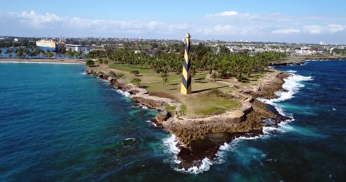 Aerial of the Dominican Republic