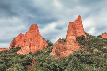 Fototapeta na wymiar Las Médulas, UNESCO World Heritage .