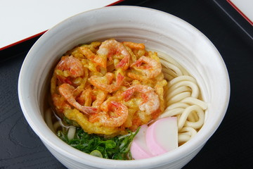 海老天ぷらうどん