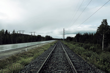 Fototapeta premium Narrow gauge railway 