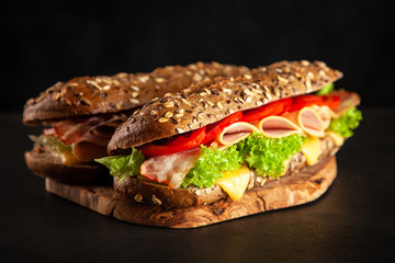Classic BLT sandwiches