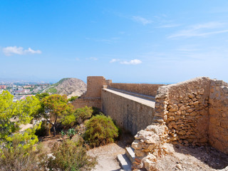 Castillo de Santa Barbara (Santa Barbara Castle), Alicante. Spain