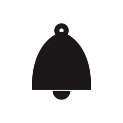 bell icon vector. Bell icon in trendy flat style isolated on white background