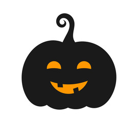 Halloween pumpkin Jack O Lantern cute icon