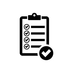 checklist icon. checklist checkboard icon vector