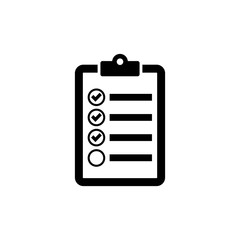 checklist icon. checklist checkboard icon vector