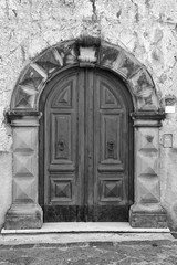 the historic center of Agropoli Salerno Italy