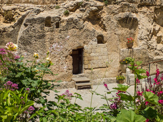 The Garden Tomb, rock tomb in Jerusalem, Israel