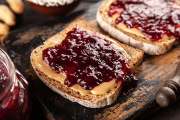Peanut butter and jelly sandwich - Powered by Adobe