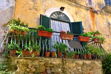 the historic center of Agropoli Salerno Italy