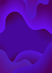 Colorful geometric background. Fluid shapes composition. Eps10 vector.