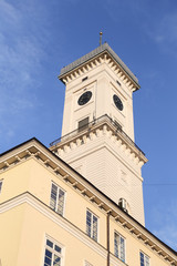 Obraz premium Lviv City Hall in Ukraine