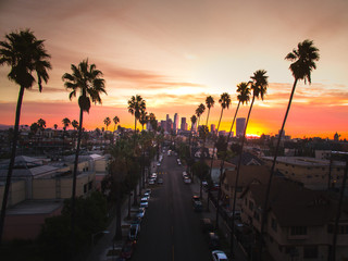 Los Angeles at sunset