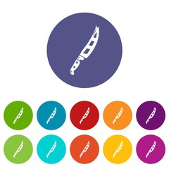 Knife cooking icon. Simple illustration of knife cooking vector icon for web