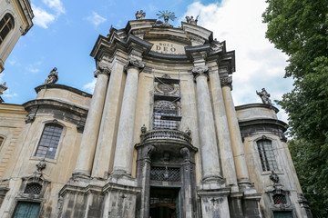 Dominican Church in Lviv City, Ukraine