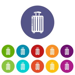 Travel bag trip icon. Simple illustration of travel bag trip vector icon for web