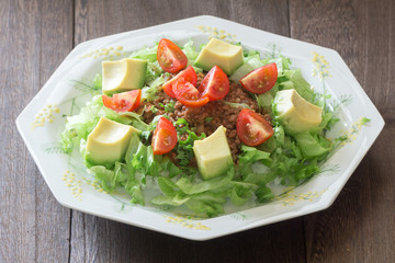 野菜とひき肉のタコライス