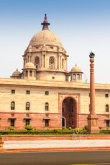 Ministries near Rashtrapati Bhavan in New Delhi, India