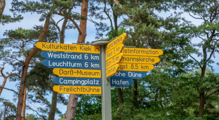 Wegweiser Ostsee prerow