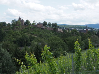 Burg Saarburg – auf dem Burgberg Saarburg bei der Stadt Saarburg in Rheinland-Pfalz
