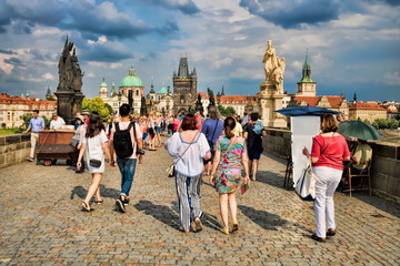Obraz premium Prag, Karlsbrücke