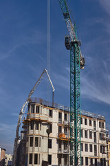 Construction of a residential building in Poznan