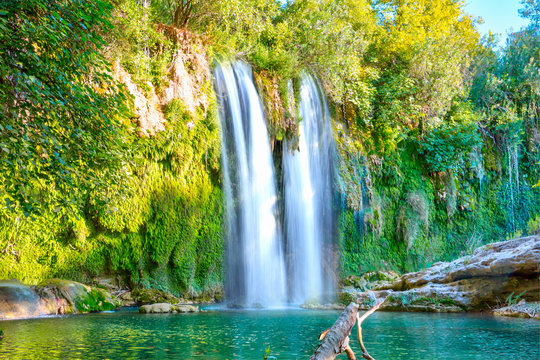 Famous Kursunlu Waterfalls in Antalya